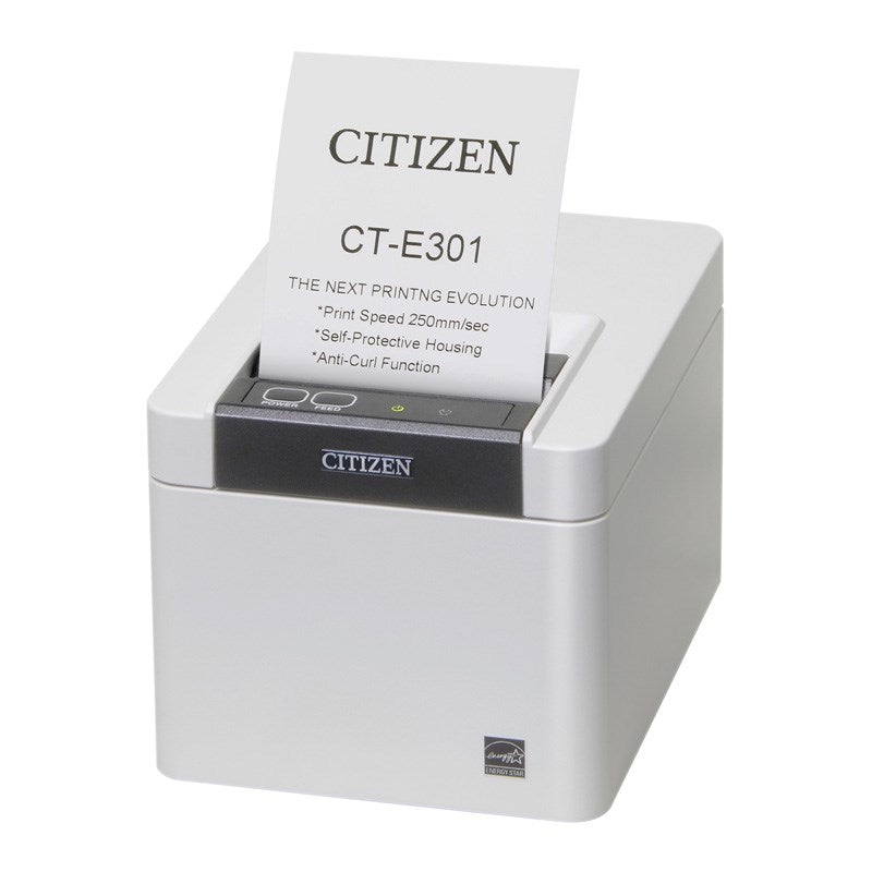 CTE301XXEWX - Citizen CT-E301 Direct Thermal POS Receipt Printer White