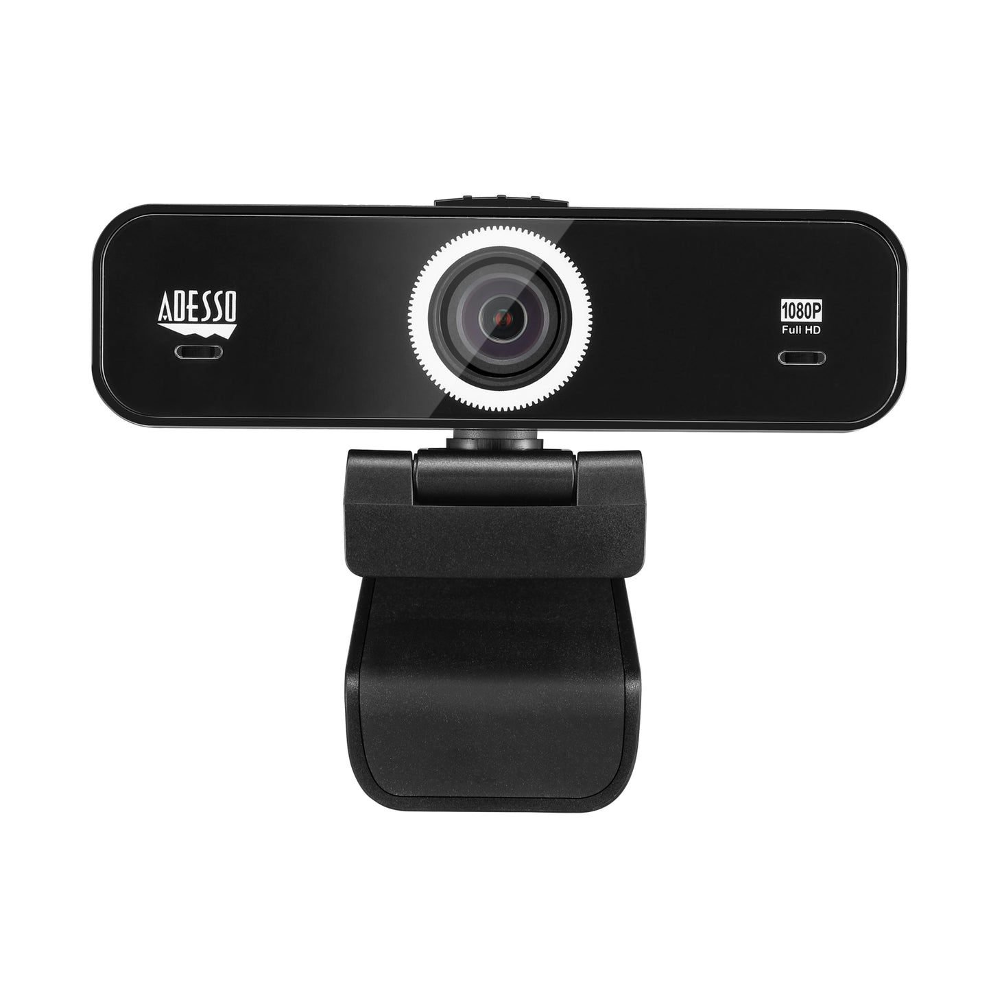 CYBERTRACKK1 - Adesso 1080P FULL HD FIXED FOCUS USB WEBCAM WITH ADJUSTABLE VIEW ANGLE BUILT-IN DUAL MI