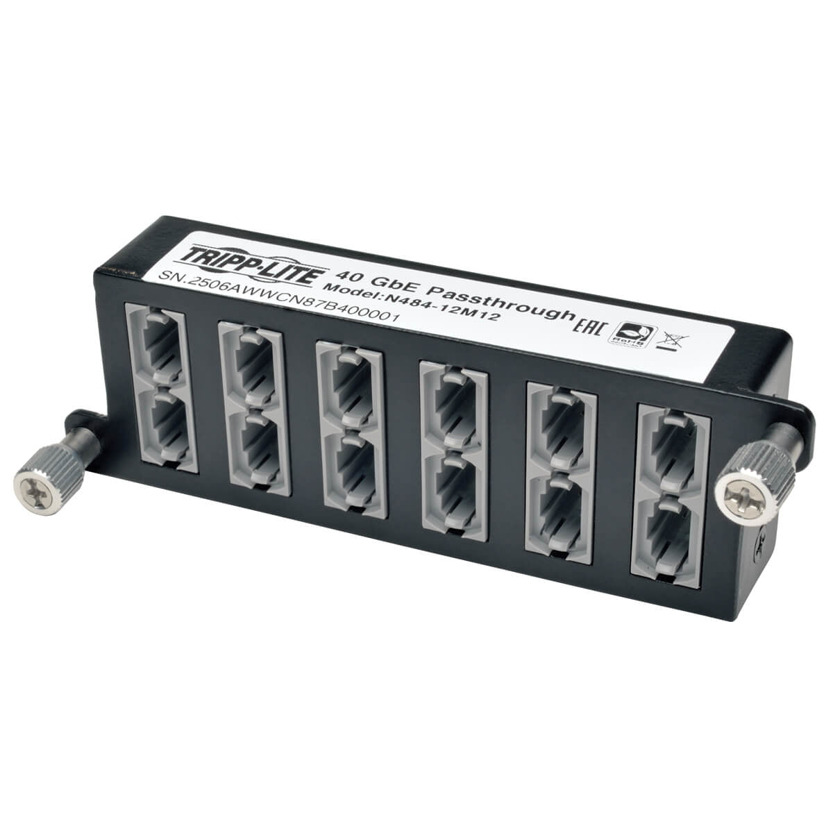40GBE FIBER CASSETTE X12 FIBER MTP/MPO