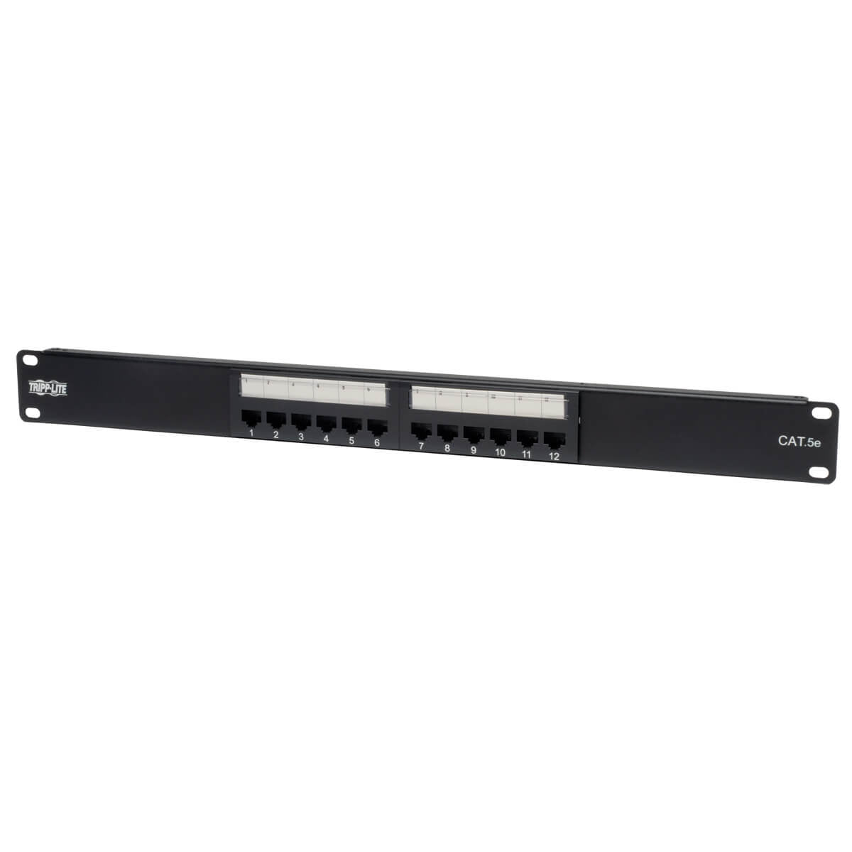 N052-012 - Tripp Lite 12-PORT CAT5E CAT5 RACKMOUNT PATCH PANEL 568B 110 PUNCH 1URM TAA