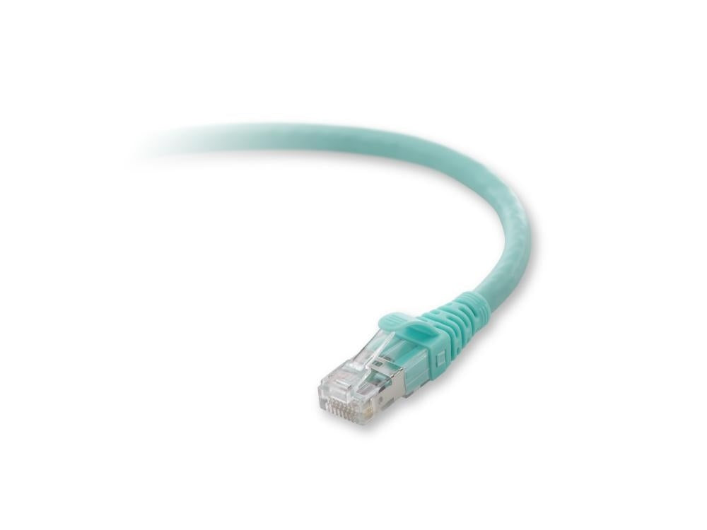 F2CP003-03AQ-LS - Belkin PATCH CABLE - RJ-45 - MALE - RJ-45 - MALE - 3 M - AQUA