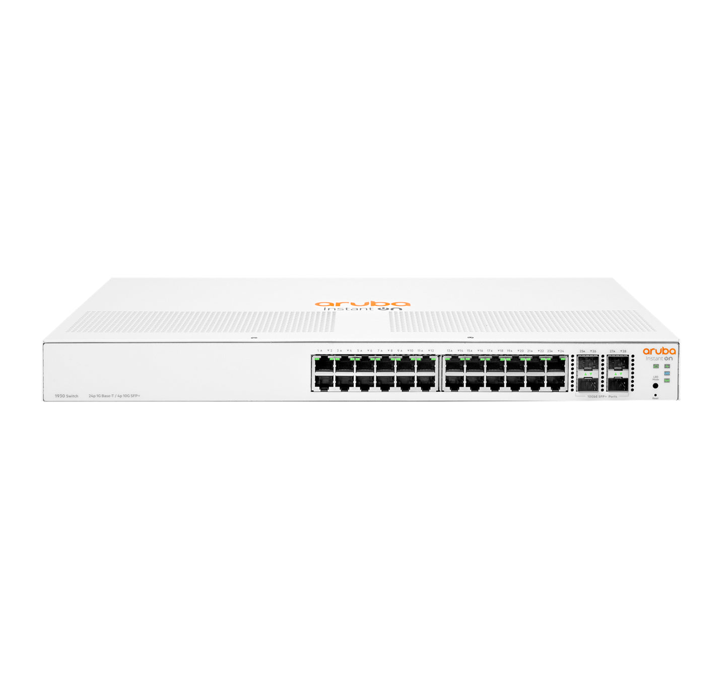 Hewlett Packard Enterprise Aruba Instant On 1930 Managed L2+ Gigabit Ethernet (10/100/1000) Power over Ethernet (PoE) 1U White