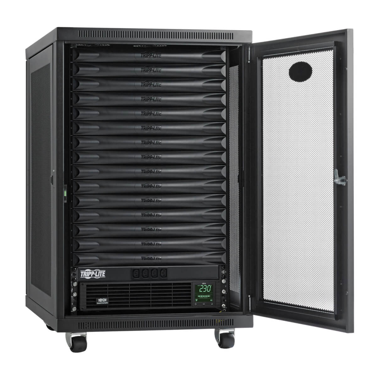 EDGEREADY MICRO DATA CENTER-15U, 1.5 KVA UPS, NETWORK MANAGEMENT AND PDU, 230V A