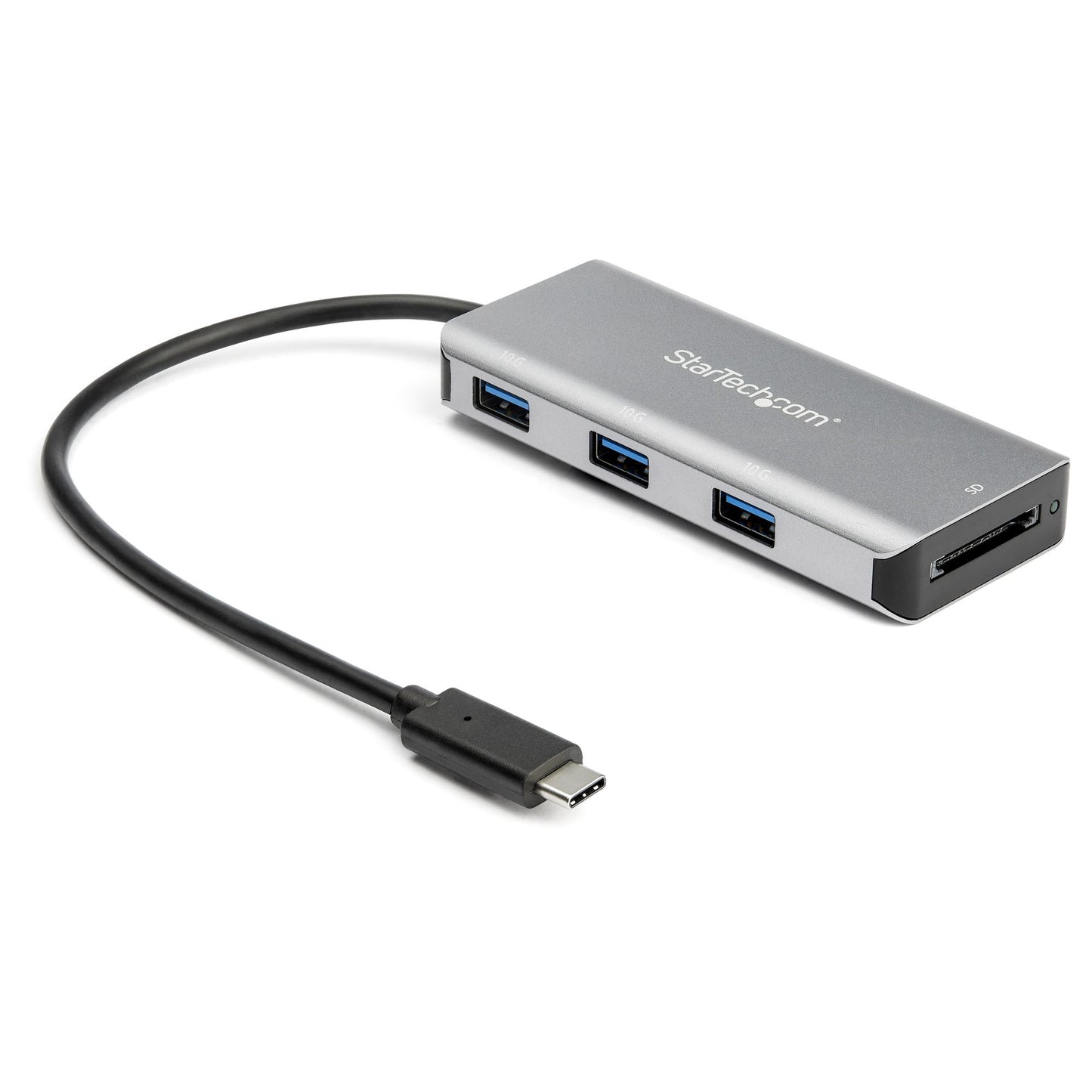StarTech.com HB31C3ASDMB interface hub USB 3.2 Gen 2 (3.1 Gen 2) Type-C 10000 Mbit/s Black, Gray