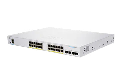 Cisco CBS250-24PP-4G-NA network switch Managed L3 Gigabit Ethernet (10/100/1000) Power over Ethernet (PoE) 1U Gray