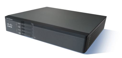 Cisco 867VAE wireless router Gigabit Ethernet Single-band (2.4 GHz) 4G Gray