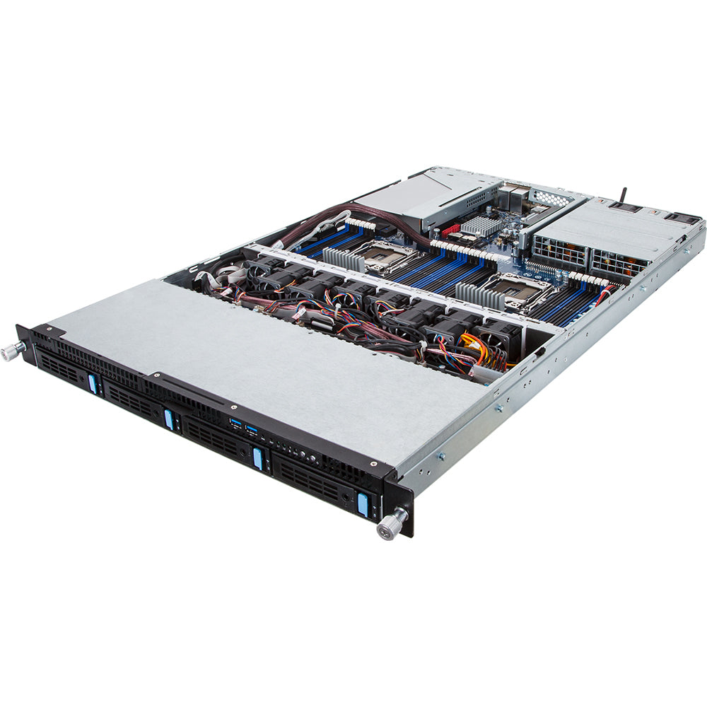 Gigabyte R180-F34 server barebone Intel® C612 LGA 2011-v3 Rack (1U) Black