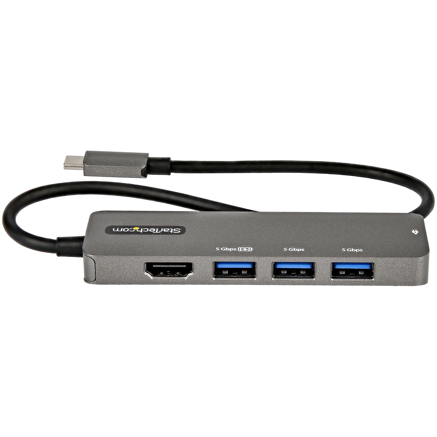 StarTech.com DKT30CHPD3 interface hub USB 3.2 Gen 1 (3.1 Gen 1) Type-C 5000 Mbit/s Black, Gray