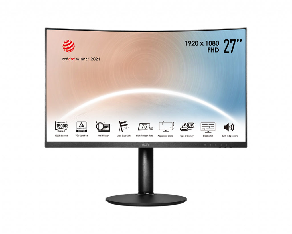 MSI Modern MD271CP 27" 1920 x 1080 pixels Full HD Black