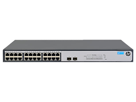Hewlett Packard Enterprise 1420-24G-2SFP Unmanaged L2 Gigabit Ethernet (10/100/1000) 1U Gray