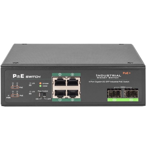 DN-651109 - Digitus 4-Port Gigabit Ethernet Network PoE Switch