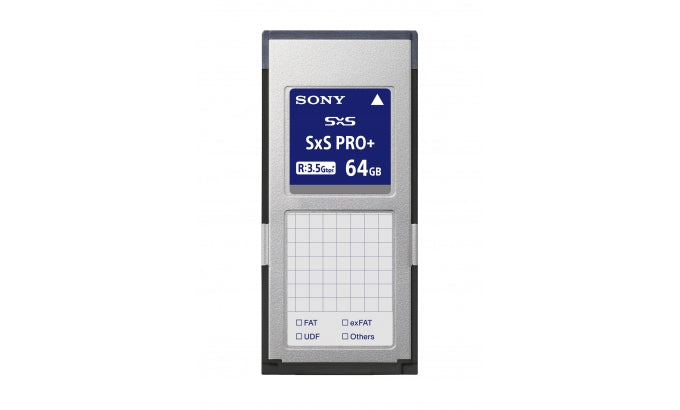 SONY SXS PRO MEMORY CARD, 64GB READ 440MB/S, WRITE 410MB/SREAD 440MB/S, WRITE 41