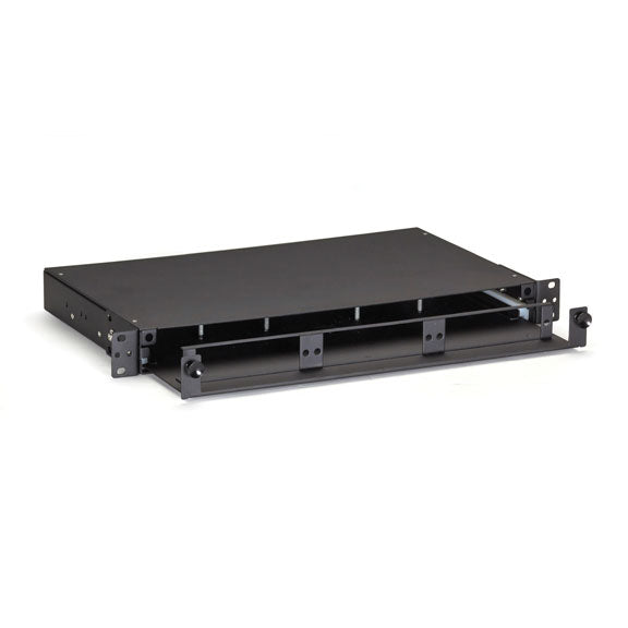 RACKMOUNT FIBER ENCLOSURE - 1U, NON-LOCKING, 3-SLOT ADAPTER, GSA, TAA