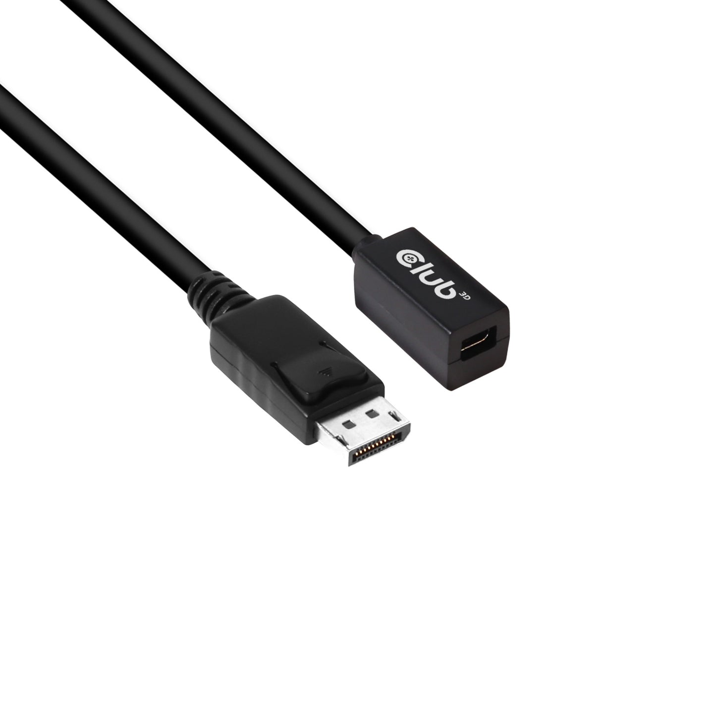 CAC-1120 - CLUB3D MINI DP FEMALE TO DP MALE CABLE SUPPORT UP TO 8K 60HZ DISPLAYPORT 1.4 1 METER/3