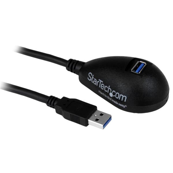 USB3SEXT5DKB - StarTech.com EXTEND A USB 3.0 PORT FROM THE BACK OF YOUR COMPUTER TO YOUR DESKTOP - 5 FT DESK