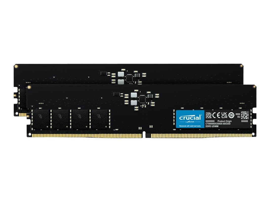 CT2K32G56C46U5 - Crucial 64GB 2 x 32GB DDR5-5600 UDIMM Kit