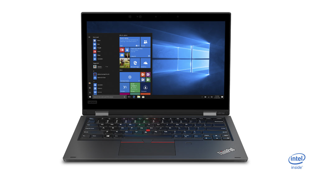 Lenovo ThinkPad L390 Yoga i5-8265U Hybrid (2-in-1) 13.3" Touchscreen Full HD Intel® Core™ i5 8 GB DDR4-SDRAM 256 GB SSD Wi-Fi 5 (802.11ac) Windows 10 Pro Black