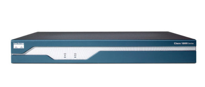Cisco 1841, Refurbished wired router Blue, Stainless steel