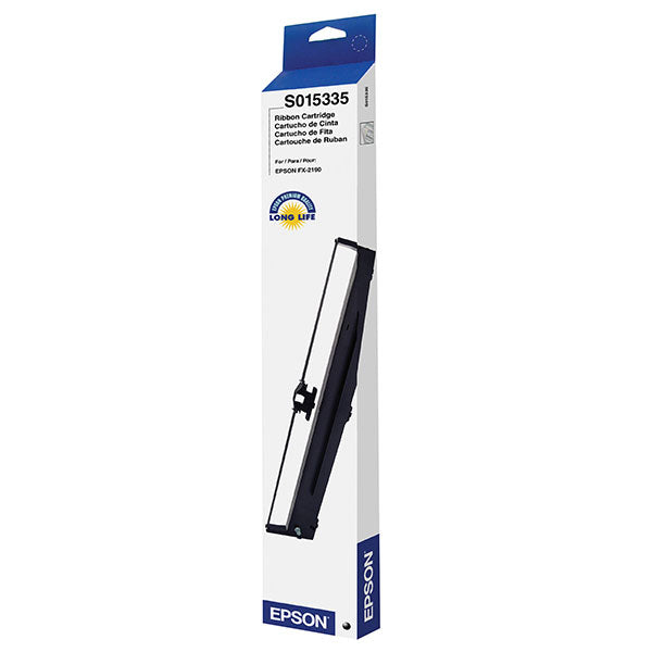 S015335 - Epson PRINT RIBBON - BLACK - 12 MILLION CHARACTERS AT 14 DOTS/CHARACTER - FX-2190