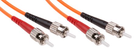 11168 - Legrand C2G 6M ST-ST 62.5/125 OM1 DUPLEX MULTIMODE FIBER OPTIC CABLE (TAA COMPLIANT)