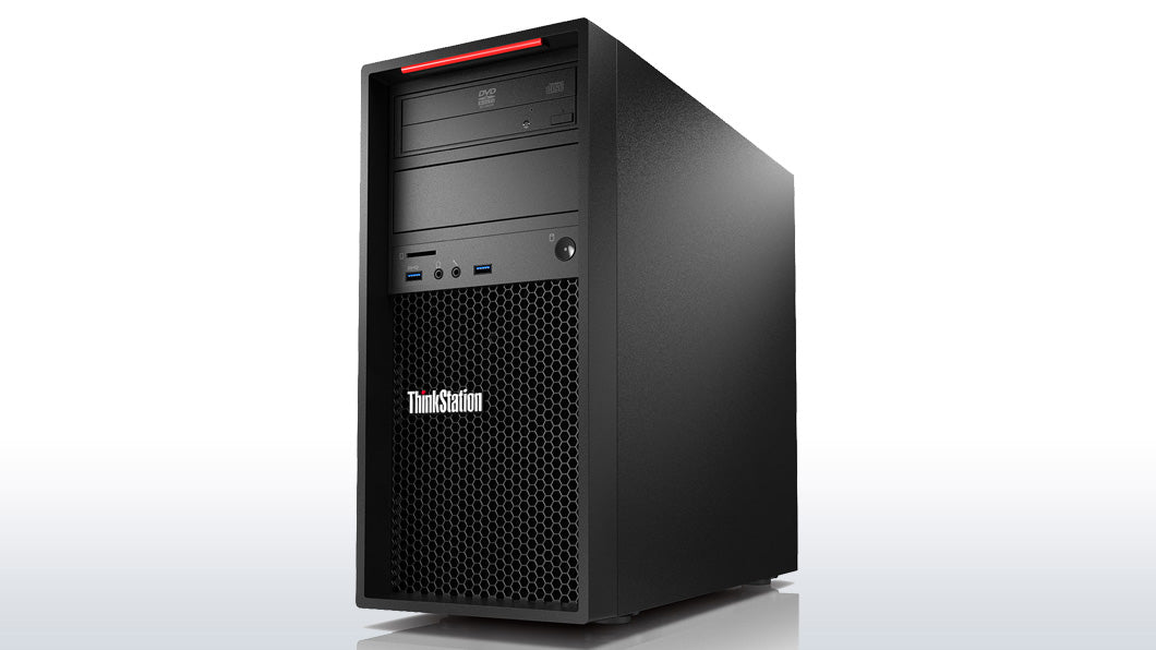 Lenovo ThinkStation P410 E5-1630V4 Tower Intel® Xeon® E5 v4 16 GB DDR4-SDRAM 256 GB SSD Windows 7 Professional Workstation Black
