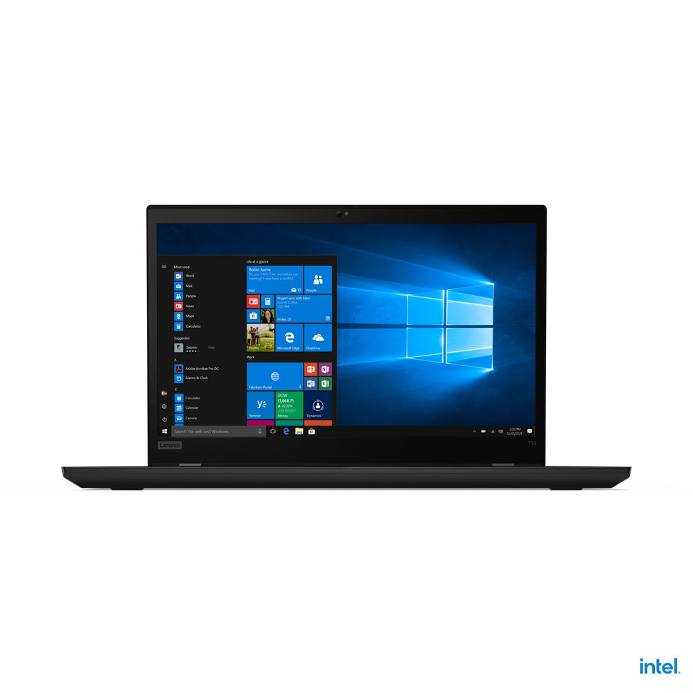 Lenovo ThinkPad T15 i5-1145G7 Notebook 15.6" Full HD Intel® Core™ i5 8 GB DDR4-SDRAM 256 GB SSD Wi-Fi 6 (802.11ax) Windows 11 Pro Black