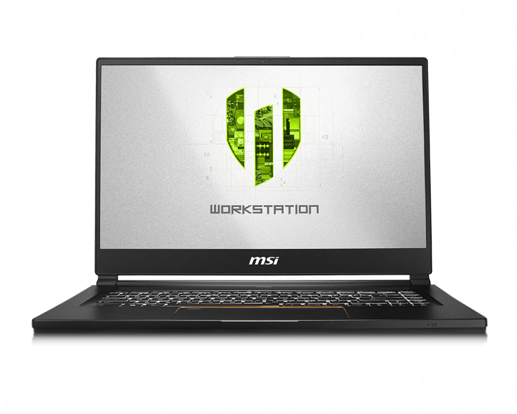 MSI Workstation WS65 8TK-888 i7-8850H Mobile workstation 15.6" Full HD Intel® Core™ i7 32 GB DDR4-SDRAM 512 GB SSD NVIDIA Quadro RTX 3000 Wi-Fi 5 (802.11ac) Windows 10 Pro Black