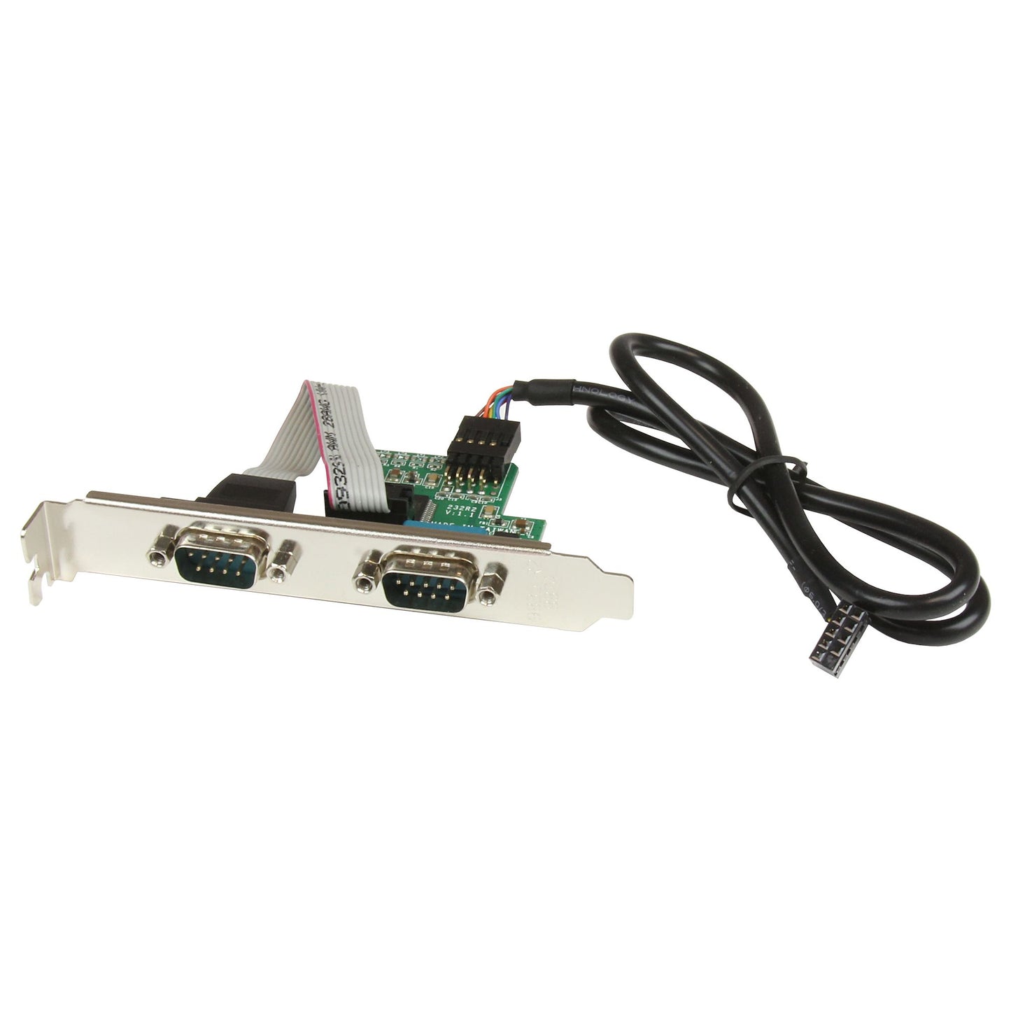 ADD TWO RS232 SERIAL PORTS TO ANY SYSTEM WITH AN AVAILABLE USB MOTHERBOARD HEADE