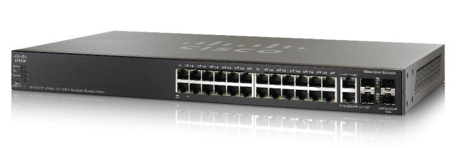 Cisco SG500X-24 Managed L2/L3 Gigabit Ethernet (10/100/1000) 1U Black