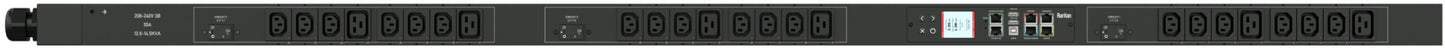 3PH, 208V AC, 50A (35A/PH RATED); 24 OUTLETS: 18X C13, 6X C19; PLUG: HUBBELL CS8