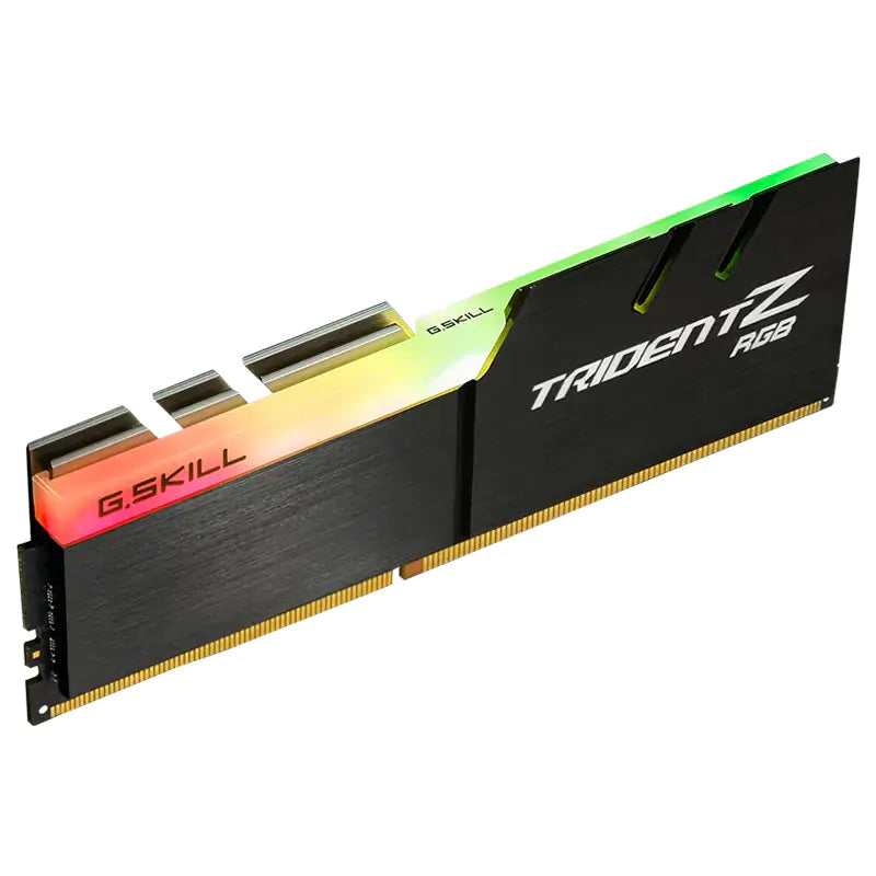 F4-3200C16Q-32GTZR - G.Skill Trident Z RGB 32GB 4x8GB DDR4-3200 CL16 Desktop Memory Kit