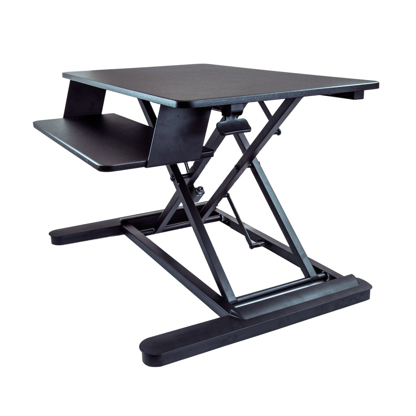 SIT-STAND DESK CONVERTER W/LARGE 35.4X20.9IN AREA - HEIGHT ADJUSTABLE STANDING D
