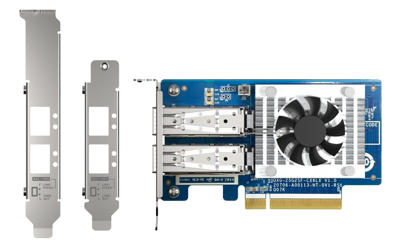 DUAL-PORT SFP28 25GBE NETWORK EXPANSION CARD; LOW-PROFILE FORM FACTOR; PCIE GEN4