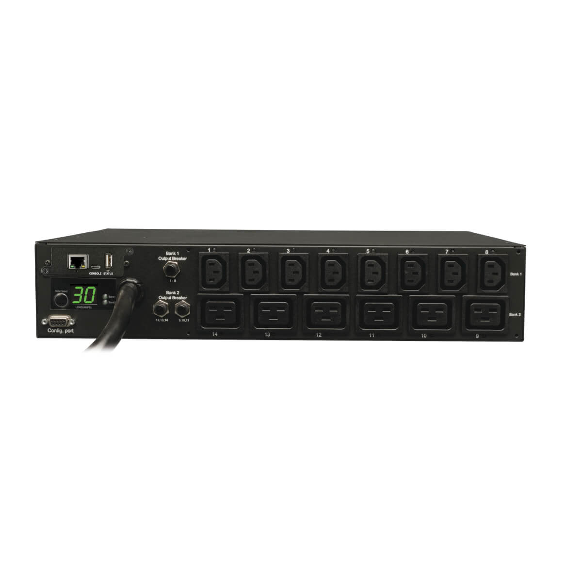 Tripp Lite PDUMH30HV19NET power distribution unit (PDU) 14 AC outlet(s) 2U Black