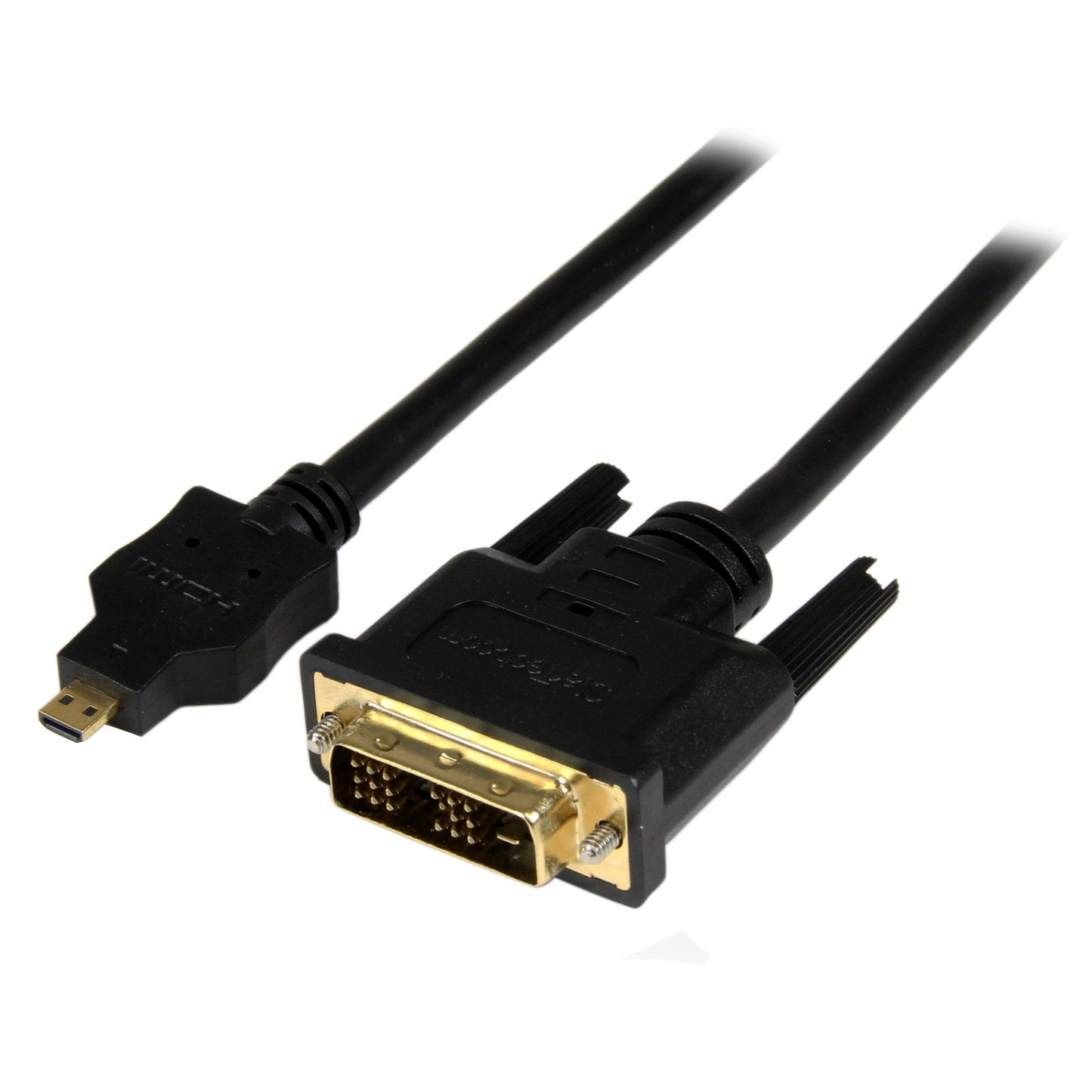 HDDDVIMM2M - StarTech.com 6.6FT/2M MICRO HDMI TO DVI-D (24-PIN) CABLE (M/M); FULL HD 1920X1200P 60HZ/1080P