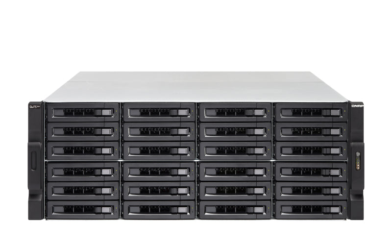QNAP TS-h2483XU-RP NAS Rack (4U) Ethernet LAN Black E-2236