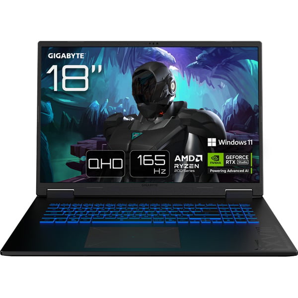 3VHK3DEC64SH - Gigabyte Gaming A18 18'' QHD Ryzen 7 260 Notebook 3.8 GHz