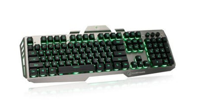 GKB704L-BK - iogear HOVER ALUMINUM GAMING KEYBOARD WITH 3 COLOR LED BACKLIGHT-BLACK/GRAY