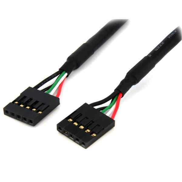 USBINT5PIN - StarTech.com 18IN USB IDC MOTHERBOARD HEADER CABLE - THIS 18IN INTERNAL USB IDC CABLE FEATURE