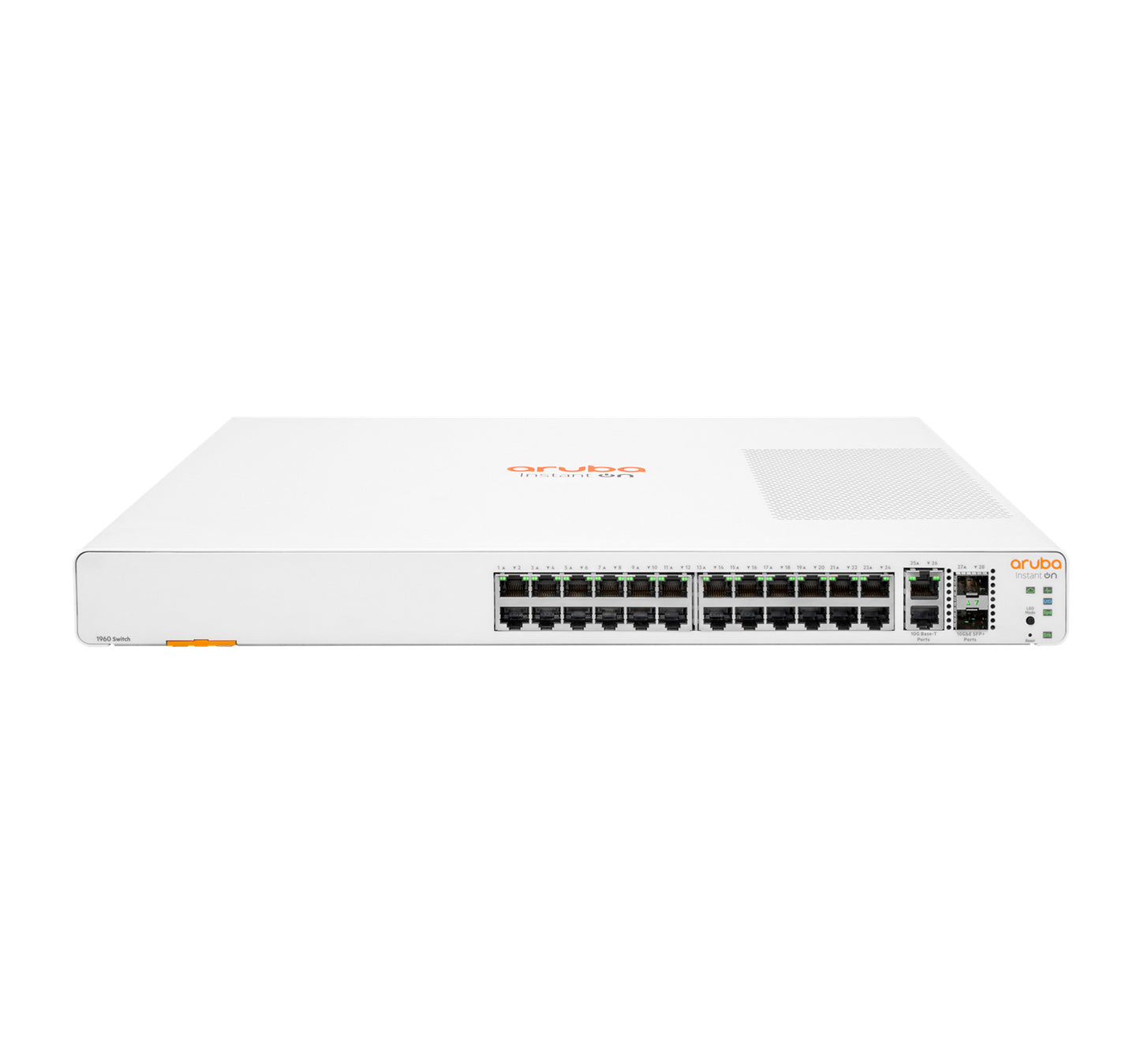 Hewlett Packard Enterprise Aruba Instant On 1960 24G 2XGT 2SFP+ Managed L2+ Gigabit Ethernet (10/100/1000) 1U White