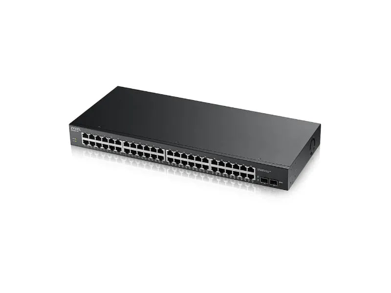 Zyxel GS1900-48 - 48 PORT GBE L2 WEB MANAGED RACKMOUNT SWITCH W/2 SFP (50 PORTS TOTAL)