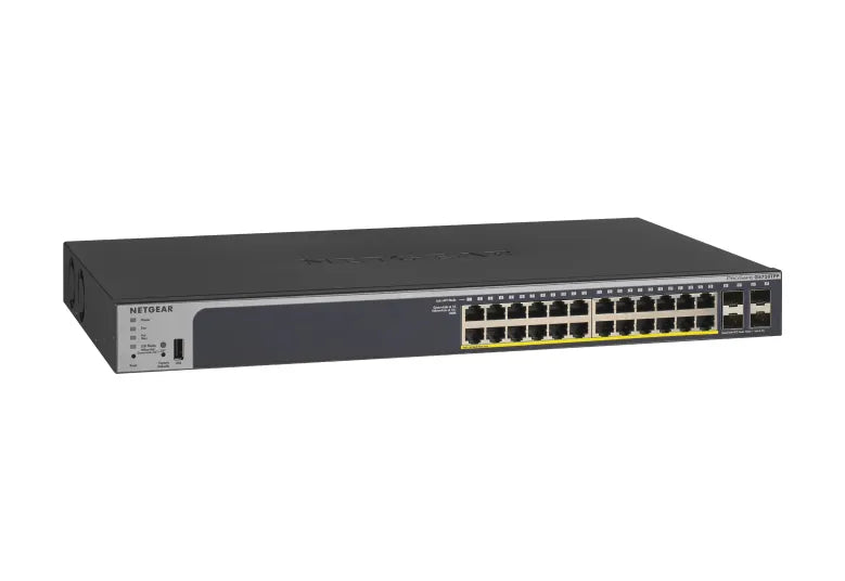 GS728TPP-200NAS - Netgear 24-PORT GIGABIT POE SMART MANAGED PRO SWITCH WITH 4 SFP PORTS