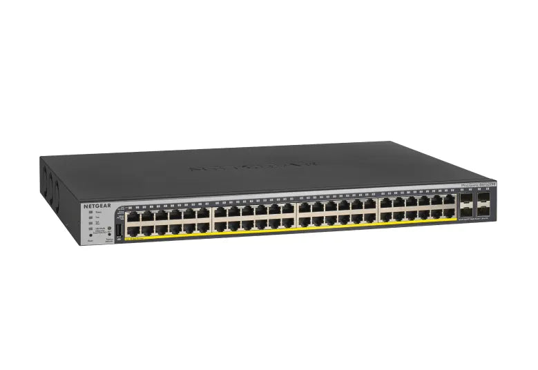 GS752TPP-100NAS - Netgear 48-PORT GIGABIT POE SMART MANAGED PRO SWITCH WITH 4 SFP PORTS