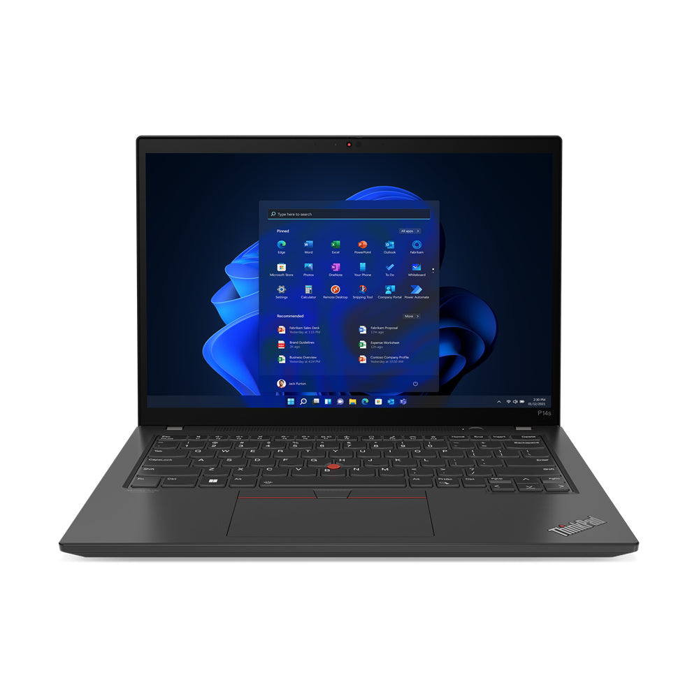 Lenovo ThinkPad P14s i7-1280P Mobile workstation 14" 2.2K Intel® Core™ i7 32 GB DDR4-SDRAM 1000 GB SSD Wi-Fi 6E (802.11ax) Windows 11 Pro Black
