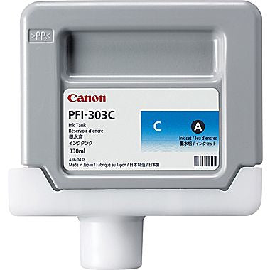 2959B001 - Canon CANON PFI-303C-DYE CYAN INK 330ML