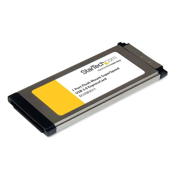 ECUSB3S11 - StarTech.com 1X FLUSH MOUNT EXPRESSCARD USB 3 CARD
