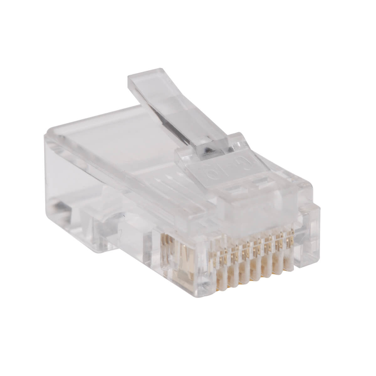 RJ45 FOR FLAT SOLID / STANDARD CONDUCTOR 4-PAIR CAT5E CAT5 CABLE 100 PACK