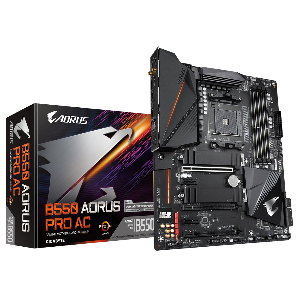 Gigabyte B550 AORUS Pro AC AMD B550 Socket AM4 ATX