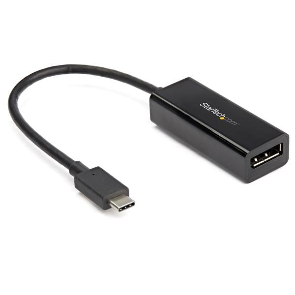 CDP2DP14B - StarTech.com USB-C TO DISPLAYPORT 1.4 ADAPTER W/ HDR/DISPLAYHDR/HBR3/DSC/HDCP 2.2/1.4; 8K 60H