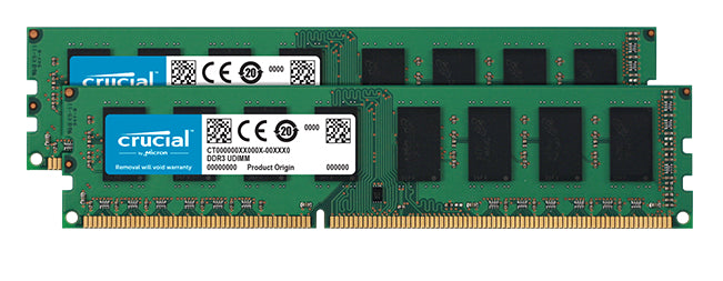 Crucial CT2K25664BD160BJ memory module 4 GB 2 x 2 GB DDR3 1600 MHz